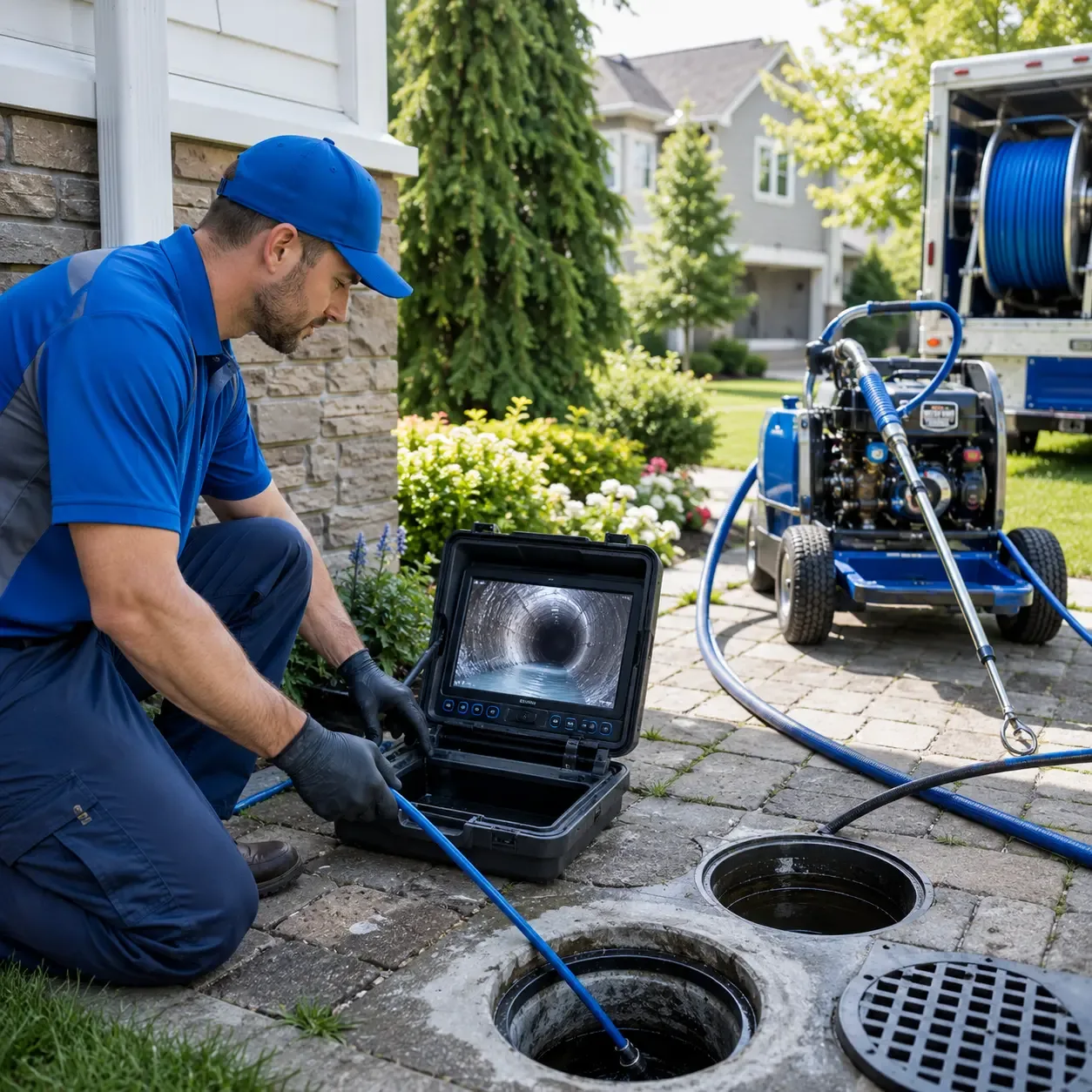 Outdoor drain cleaning professionals serving Saint David, IL
