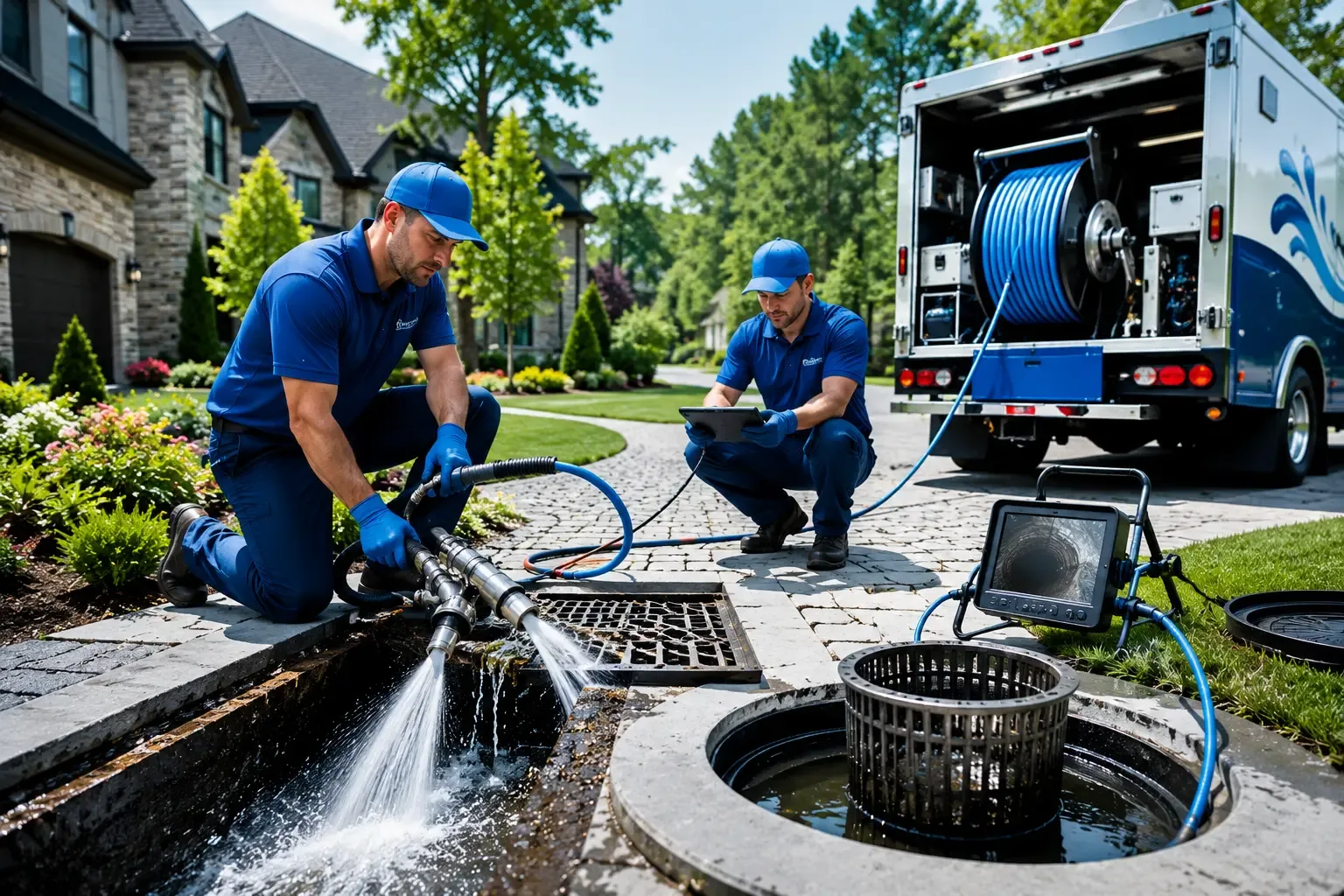 Local outdoor drain cleaning professionals in Saint David, IL
