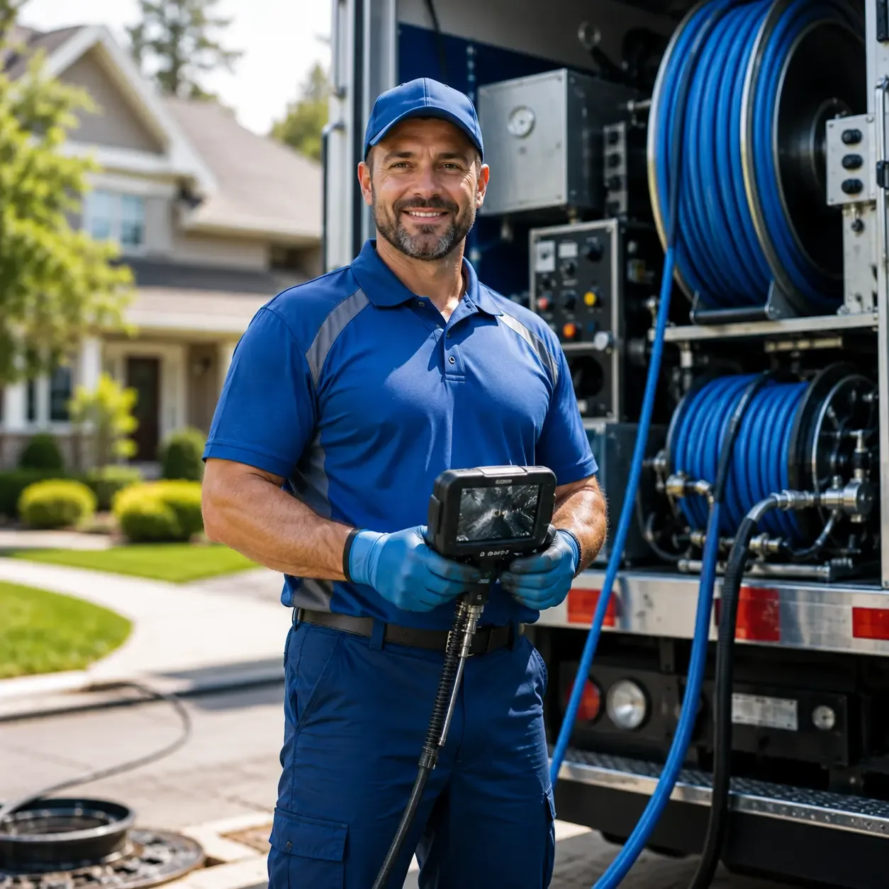 Local outdoor drain cleaning specialists in Saint David, IL